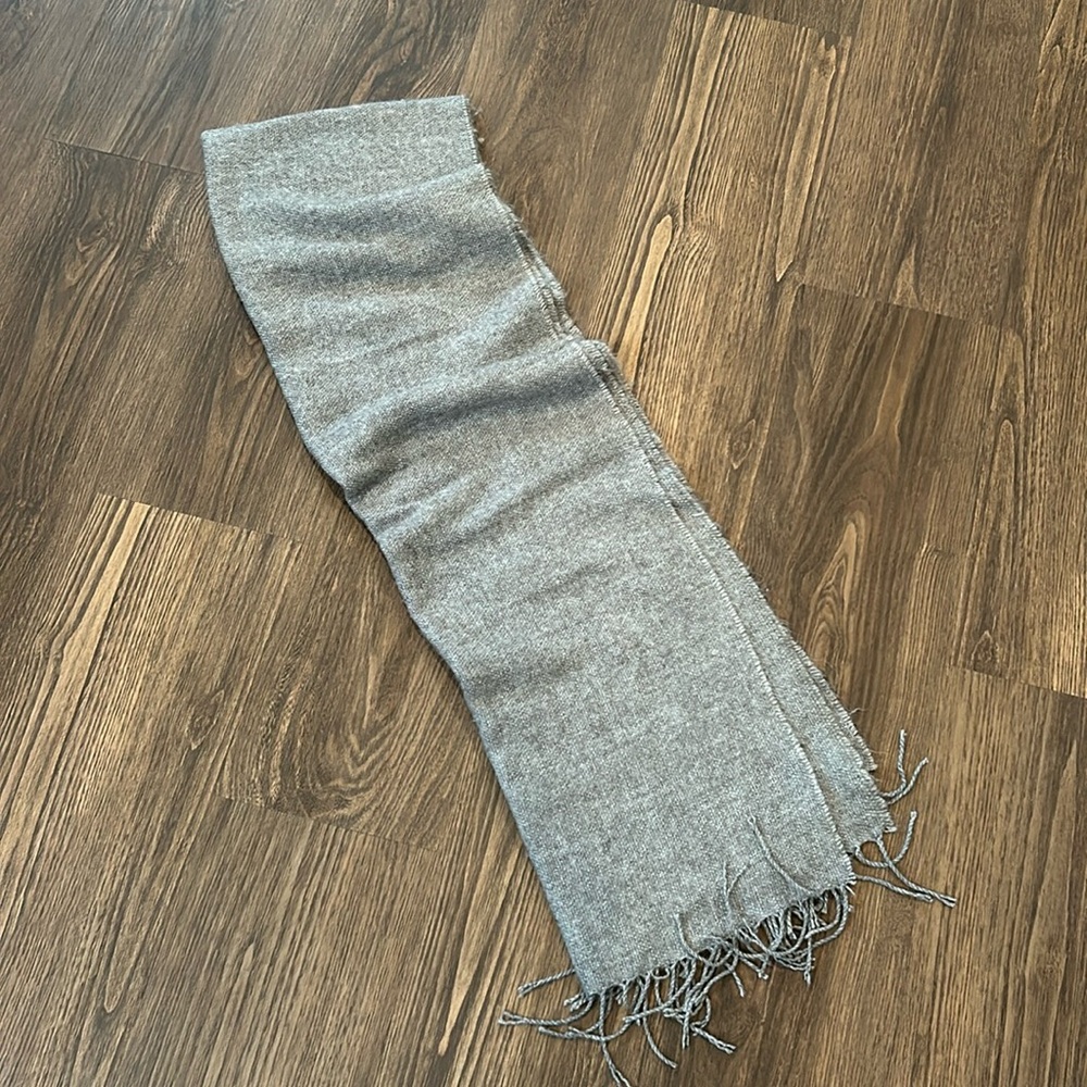Soft grey scarf
